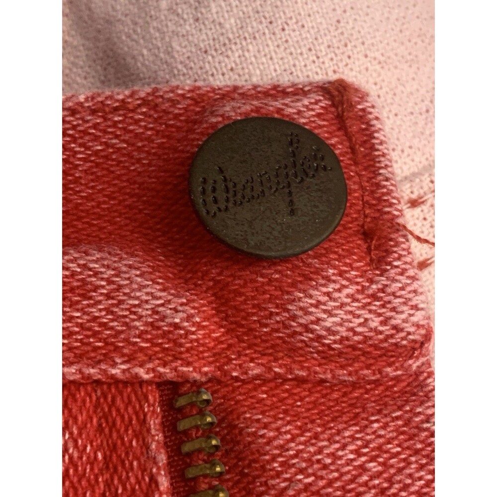 VTG Wrangler Women’s Jeans 1 x 34 Cowboy Cut Western Acid Wash Red-Orange Rodeo - Picture 12 of 16